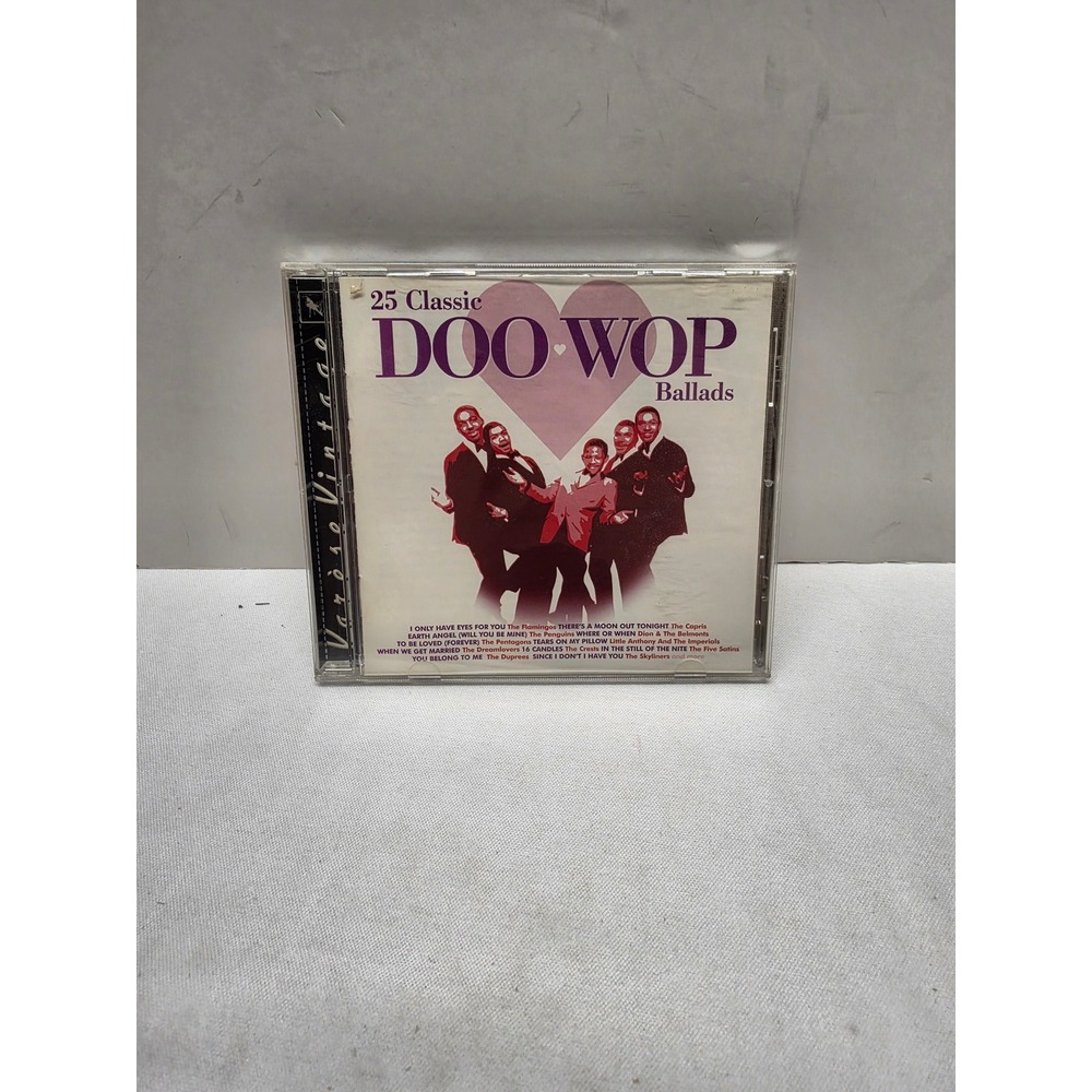 25 Classic Doo-Wop Ballads CD Varese Vintage 50s 60s Vocal Group Compilation